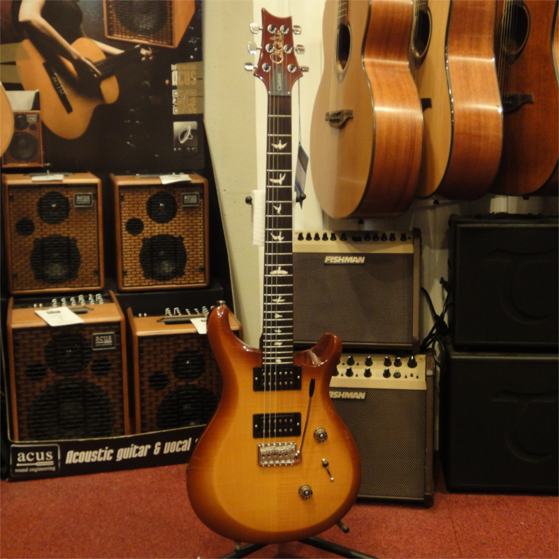 PRS S2 Custom 24 Black Amber Thin