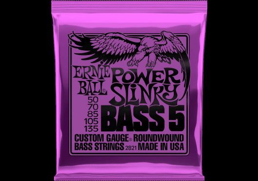 ERNIE BALL CEB 2821 - Power slinky /5c 50-70-85-105-135