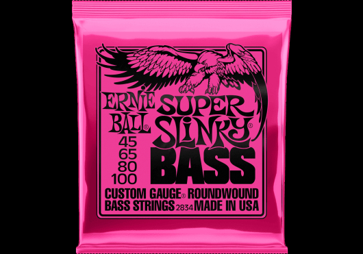 ERNIE BALL CEB 2834 Jeux - Super slinky 45-65-80-100