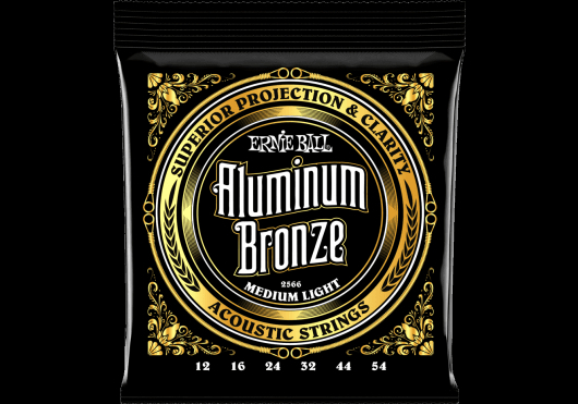 ERNIE BALL ALUMINIUM BRONZE - CEB 2566 - Medium light 12-54