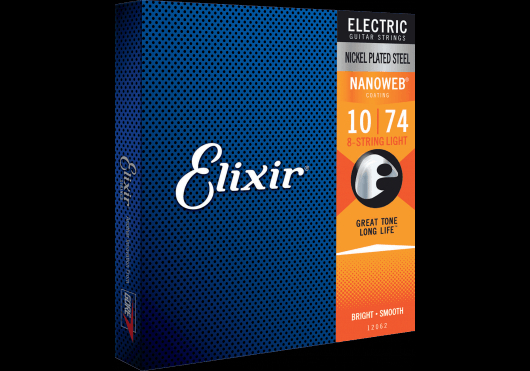 ELIXIR 10-74 8 cordes - Nanoweb - 12062